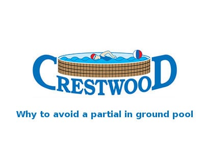 Crestwood Pool logo with blog post title